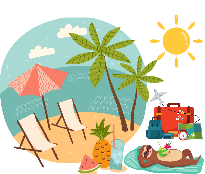 Kein Sport. Ferien. Urlaub.